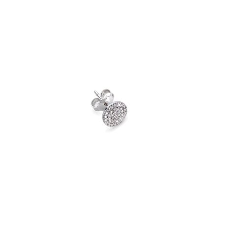 Burato Gioilelli en or blanc 18 ct avec brillant de 0.19 carat