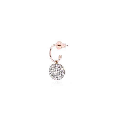 Burato Gioilelli en or rose 18 ct avec brillant de 0.19 carat