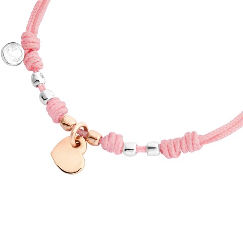 bracelet DoDo en or rose 9 ct et argent