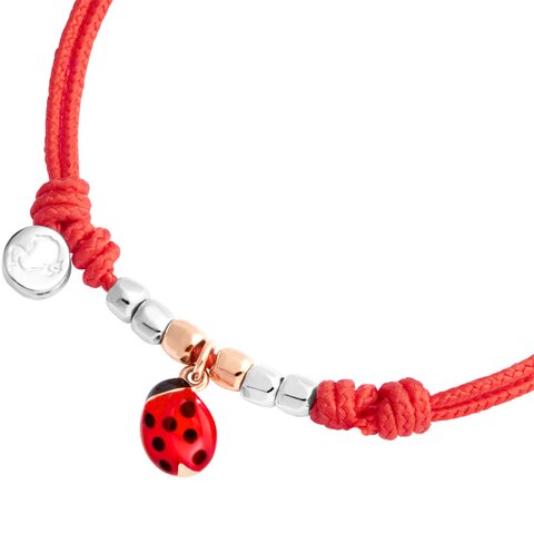 bracelet DoDo en or rose 9 ct et argent