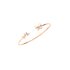 DoDo armband in rosé goud 9kt met briljant van 0,04 karaat - thumb