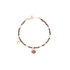 DoDo armband in rosé goud 9kt met quartz fumé omringd door bruine briljanten van 0,08 karaat - thumb