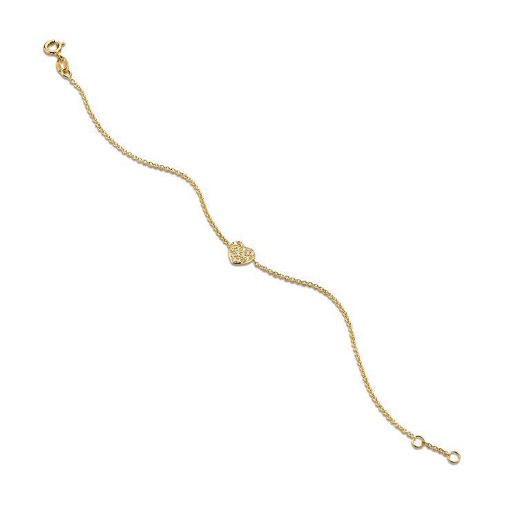 Casteur by Casteur armband in geel goud 18kt met briljant van 0,11 karaat