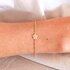 Casteur by Casteur armband in geel goud 18kt met briljant van 0,16 karaat - thumb