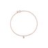 Burato Gioilelli armband in rosé goud 18kt met bruine briljant van 0,05 karaat - thumb