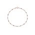 Burato Gioilelli armband in rosé goud 18kt met kleursteen bruin - thumb