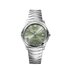 Ebel horloge met een kast in staal, met een wijzerplaat in het groen en een diameter van 37 - thumb