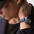 Longines horloge met een kast in keramiek op staal, met een wijzerplaat in het blauw en een diameter van 39 - thumb