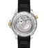 Omega horloge met een kast in geel goud op staal, met een wijzerplaat in het zwart en een diameter van 42 - thumb