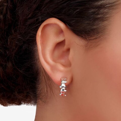 boucles d'oreilles DoDo en argent