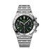 Breitling horloge met een kast in staal, met een wijzerplaat in het groen en een diameter van 42 - thumb