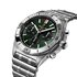 montre Breitling avec un boîtier en acier, un cadran vert et un diamètre de 42 mm - thumb