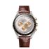 Omega horloge met een kast in geel goud op staal, met een wijzerplaat in het zilver en een diameter van 42 - thumb