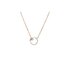 Pomellato ketting in rosé goud 18kt met briljant van 0,23 karaat - thumb
