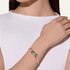 Pomellato armband in rosé goud 18kt met topaas london omringd door briljanten van 0,02 karaat - thumb
