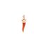 DoDo hanger in rosé goud 9kt met carnelian - thumb