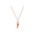 DoDo hanger in rosé goud 9kt met carnelian - thumb