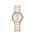Rado horloge met een kast in rosé pvd-coating, met een wijzerplaat in het wit met  briljant en een diameter van 30.5 mm - thumb
