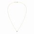 dinh van ketting in geel goud 18kt met saffier - thumb