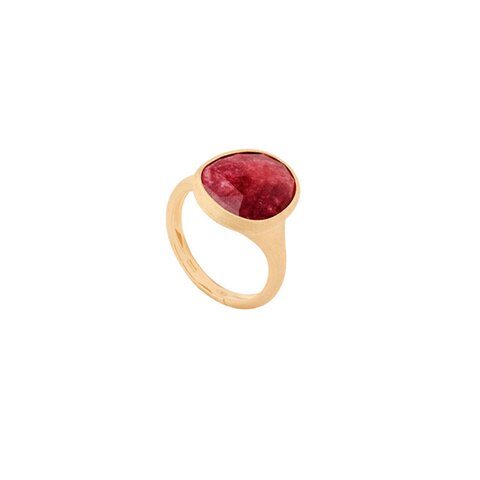 Marco Bicego ring in geel goud 18kt met thuliet