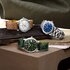 Breitling horloge met een kast in staal, met een wijzerplaat in het groen en een diameter van 38 mm - thumb