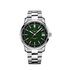 Breitling horloge met een kast in staal, met een wijzerplaat in het groen en een diameter van 38 mm - thumb