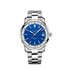 Breitling horloge met een kast in staal, met een wijzerplaat in het blauw en een diameter van 38 - thumb