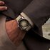 Longines horloge met een kast in staal, met een wijzerplaat in het beige en een diameter van 42 mm - thumb
