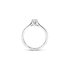 The Exclusive Collection verlovingsring in wit goud 18kt met briljant (ronde diamant) van 0,43 karaat - thumb