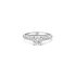 bague de fiançailles The Exclusive Collection en or blanc 18 ct avec coussin diamant de 1.02 carat comme pierre principale entouré de briljants de 0,40 karaat - thumb