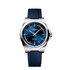Longines horloge met een kast in staal, met een wijzerplaat in het blauw en een diameter van 38 mm - thumb