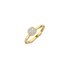 The Exclusive Collection verlovingsring in geel goud 18kt met cushion diamant van 0,23 karaat als hoofdsteen omringd door briljanten van 0,09 karaat - thumb