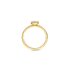 The Exclusive Collection verlovingsring in geel goud 18kt met cushion diamant van 0,23 karaat als hoofdsteen omringd door briljanten van 0,09 karaat - thumb