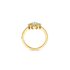 Casteur by Casteur ring in geel goud 18kt met briljant van 0,26 karaat als hoofdsteen omringd door briljanten van 0,15 karaat - thumb