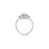 The Exclusive Collection verlovingsring in wit goud 18kt met ovalen diamant van 0,61 karaat als hoofdsteen omringd door briljanten van 0,19 karaat - thumb