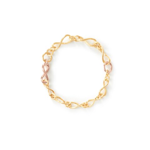 Ole Lynggaard armband in geel en rosé goud 18kt
