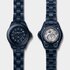 CHANEL horloge met een kast in keramiek, met een wijzerplaat in het blauw met briljant en een diameter van 33 - thumb
