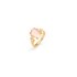 Ole Lynggaard ring in geel goud 18kt met quartz rose omringd door briljanten van 0,02 karaat - thumb
