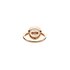 Pomellato ring in rosé goud 18kt met malachiet & parelmoer omringd door briljanten van 0,06 karaat - thumb
