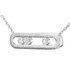 Messika ketting in wit goud 18kt met briljant van 0,22 karaat - thumb