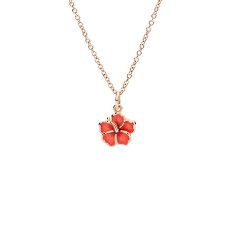 pendentif DoDo en or rose 9 ct avec émail