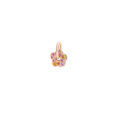 DoDo hanger in rosé goud 9kt met saffier