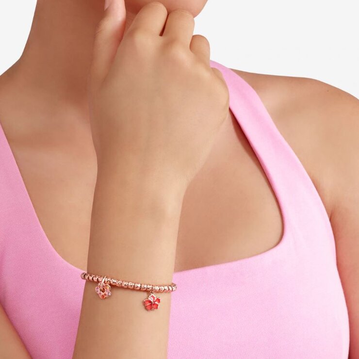 DoDo hanger in rosé goud 9kt met saffier
