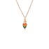 DoDo hanger in rosé goud 9kt met email - thumb