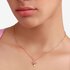 DoDo hanger in rosé goud 9kt met email - thumb