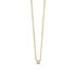 Casteur by Casteur ketting in geel goud 18kt met briljant van 0,28 karaat - thumb