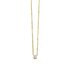 Casteur by Casteur ketting in geel goud 18kt met briljant van 0,40 karaat - thumb