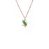 pendentif DoDo en or rose 9 ct avec saphir - thumb