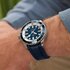 Breitling horloge met een kast in staal, met een wijzerplaat in het blauw en een diameter van 42 - thumb