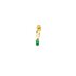 Casteur by Casteur oorring in geel goud 18kt met smaragd - thumb